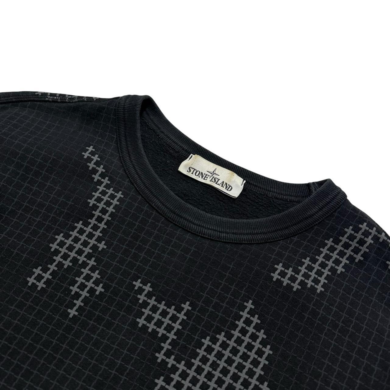 Stone Island Grid Camo Pullover Crewneck | XXL, Camo