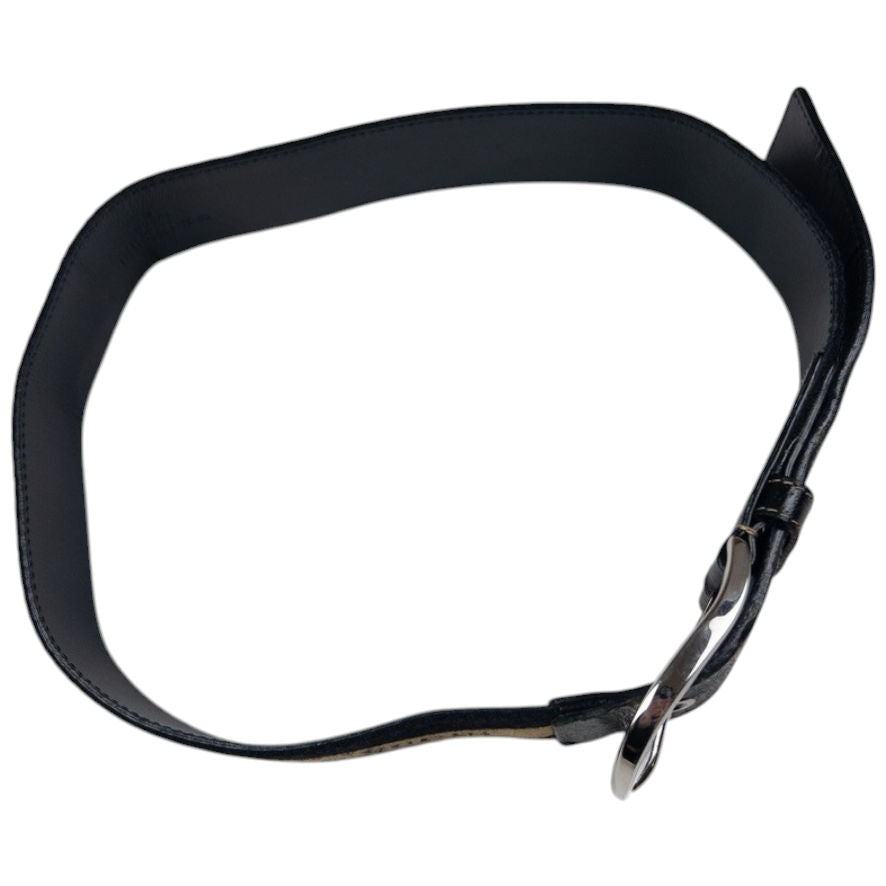 Vintage Gucci Stripe Leather Belt Size W26