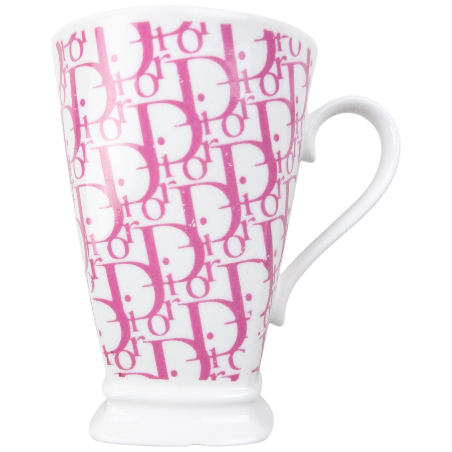 Vintage 2000s Dior Monogram Fine Bone China Mug