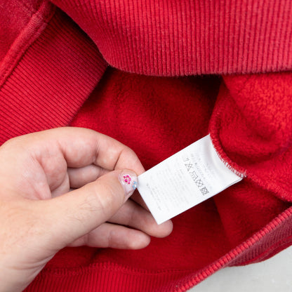 Vintage 90s Burberry Golf Embroidered Sweatshirt Womens Size M | Medium, Red