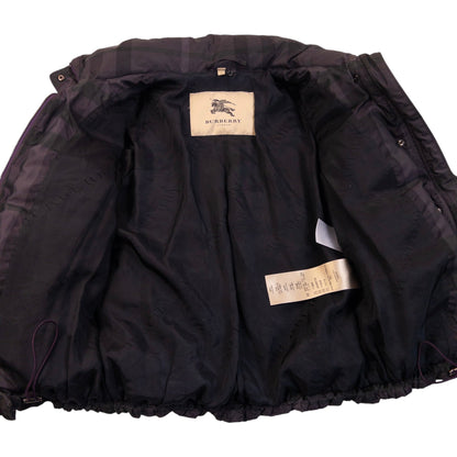 Vintage Burberry Nova Check Puffer Jacket Womens Size S | Small, Purple