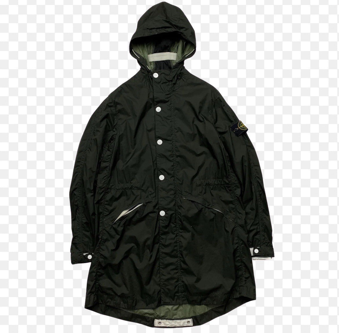 Stone Island Membrana 3L TC Parka Hooded Jacket, Size XL | Stone island, Red