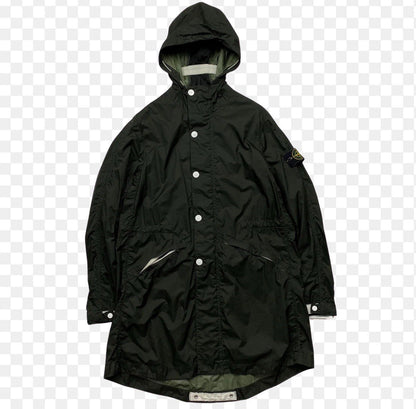 Stone Island Membrana 3L TC Parka Hooded Jacket, Size XL | Stone island, Red