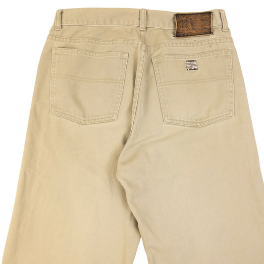 Vintage 90s YSL Yves Saint Laurent Denim Jeans Size W29 | W29, Beige