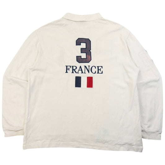 Vintage 90s Polo Ralph Lauren France Long Sleeve Polo Shirt Size XS | XS, Red