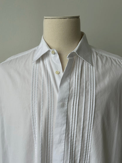 Christian Dior Monsieur 1990s Pure Cotton Tuxedo Dress Shirt - L