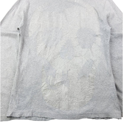 Vintage 2000s Comme Des Garçons HOMME Zip Up Skull Hoodie Size M | Medium, Grey