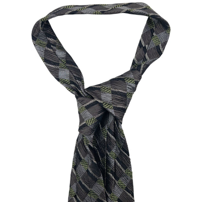 Vintage Issey Miyake Checkered Silk Tie