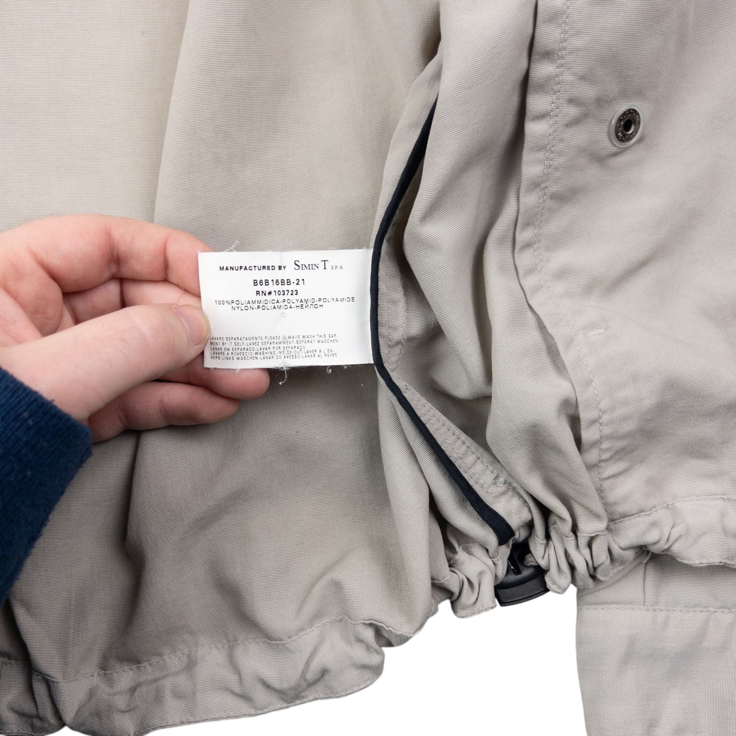 Vintage 2000s Armani Jeans Zip Up Cargo Jacket Size M