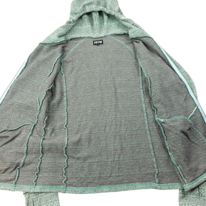 Vintage 2000s PPFM Pattern Zip Up Hoodie Size S | Small, Green