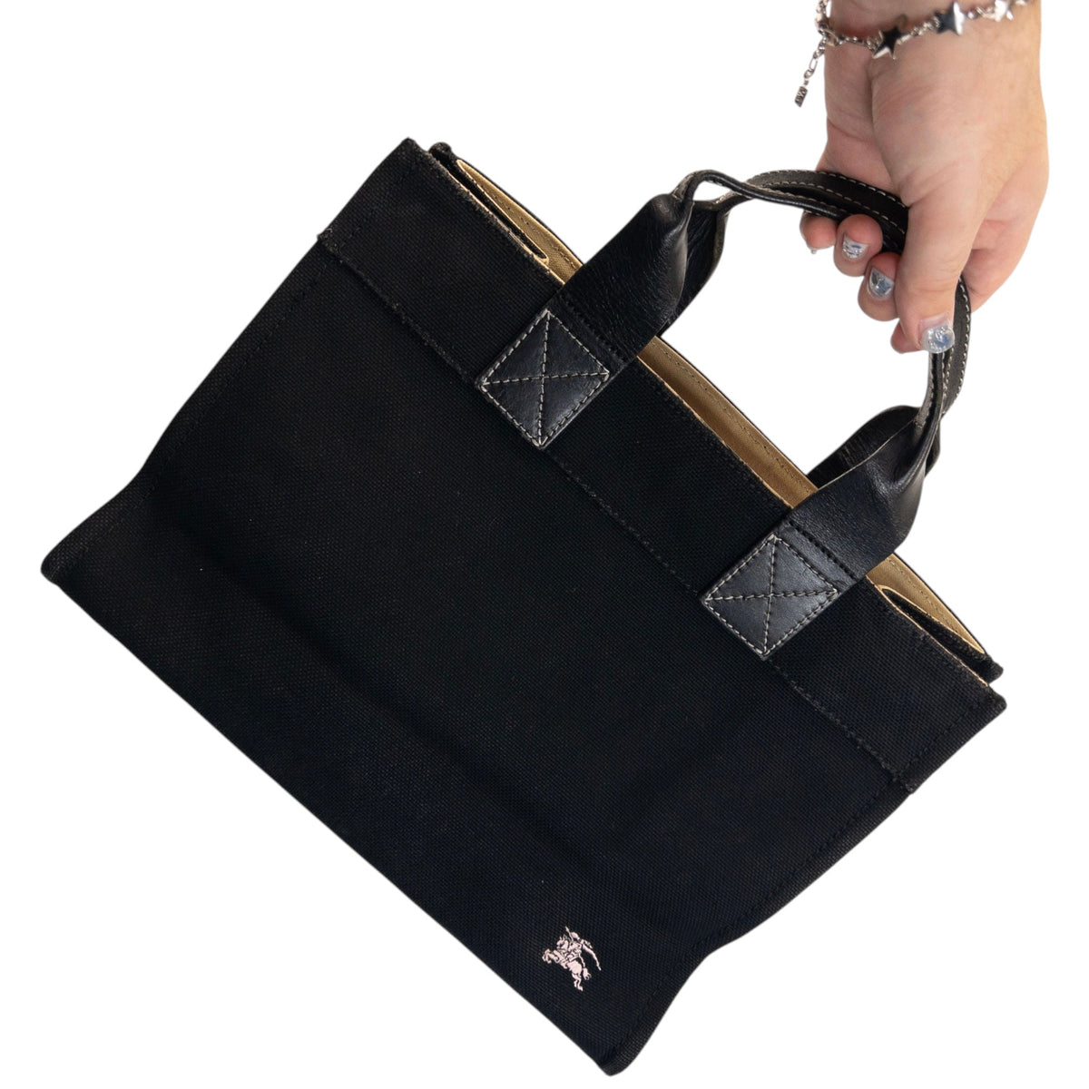 Vintage 2000s Burberry Blue Label Handbag | O/S, Multicoloured