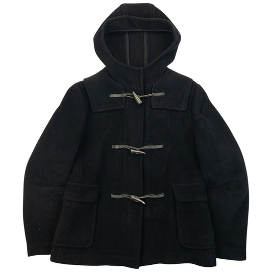 Vintage 2000s Burberry Wool Duffle Jacket Womens Size S | O/S, Black