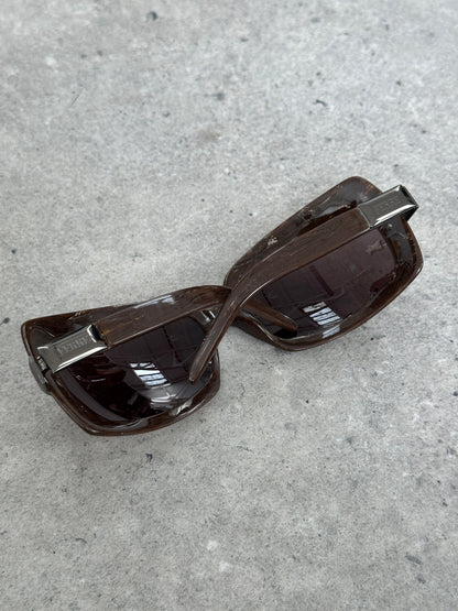 Gianfranco Ferrre 1990s Oversized Logo Sunglasses