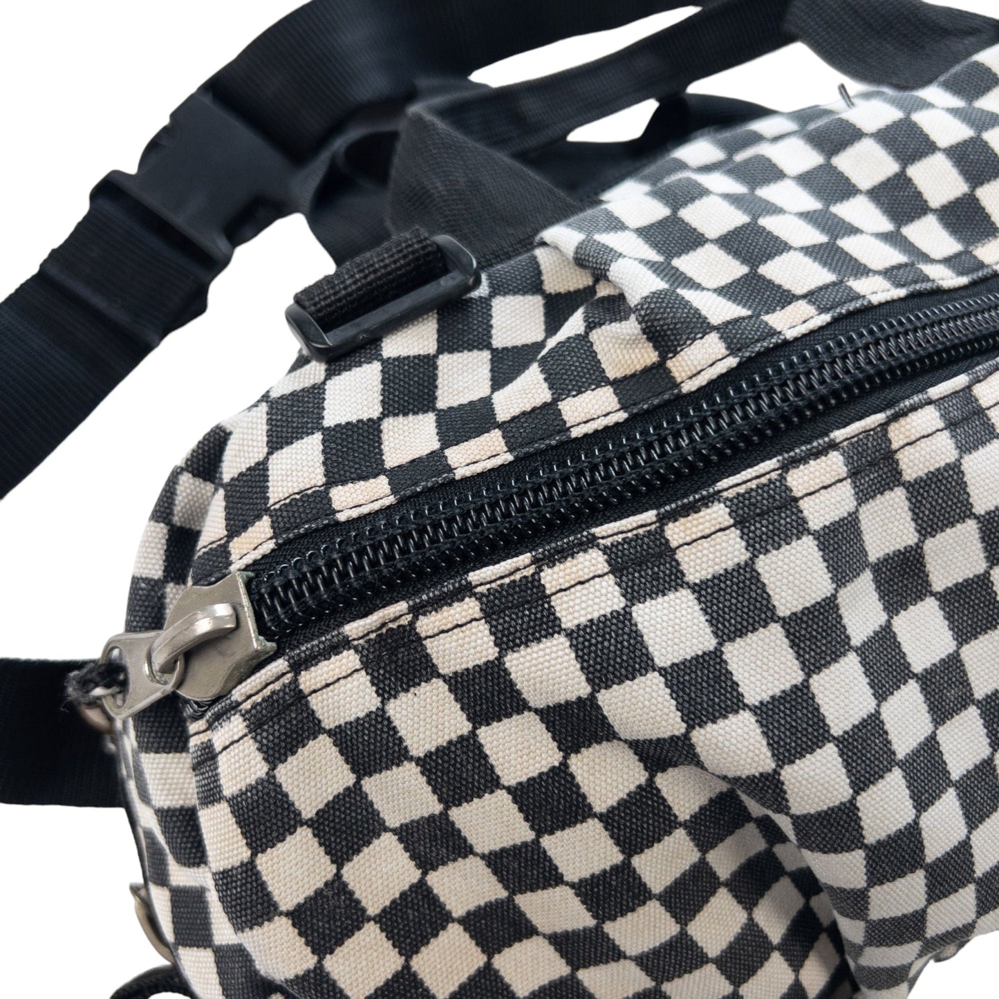 Vintage Stussy Checkered Cross Body Bag