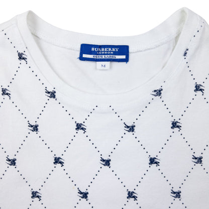 Vintage Burberry Monogram Vest Top Womens Size M