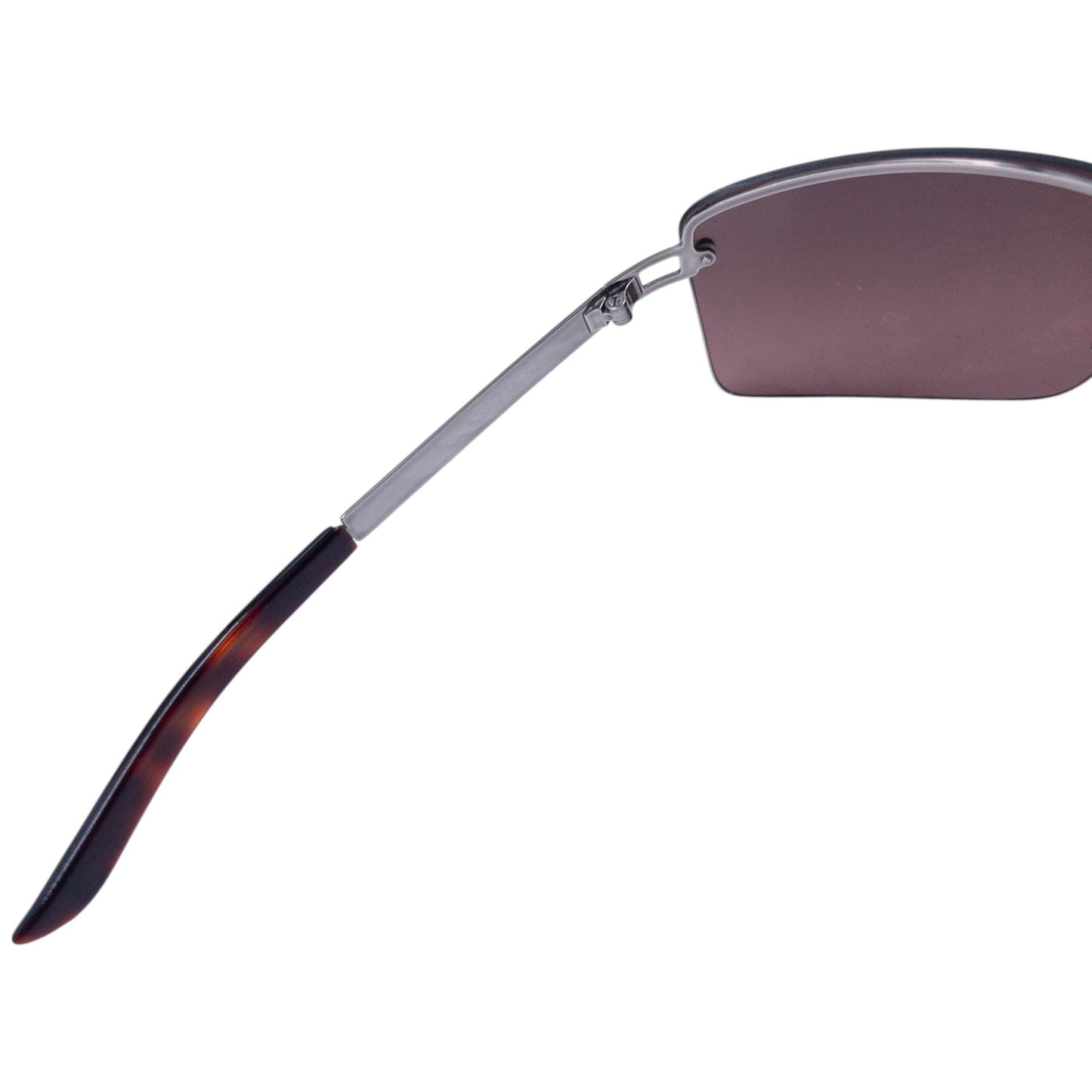 Vintage 2000s Burberry Rimless Sunglasses | O/S, Brown