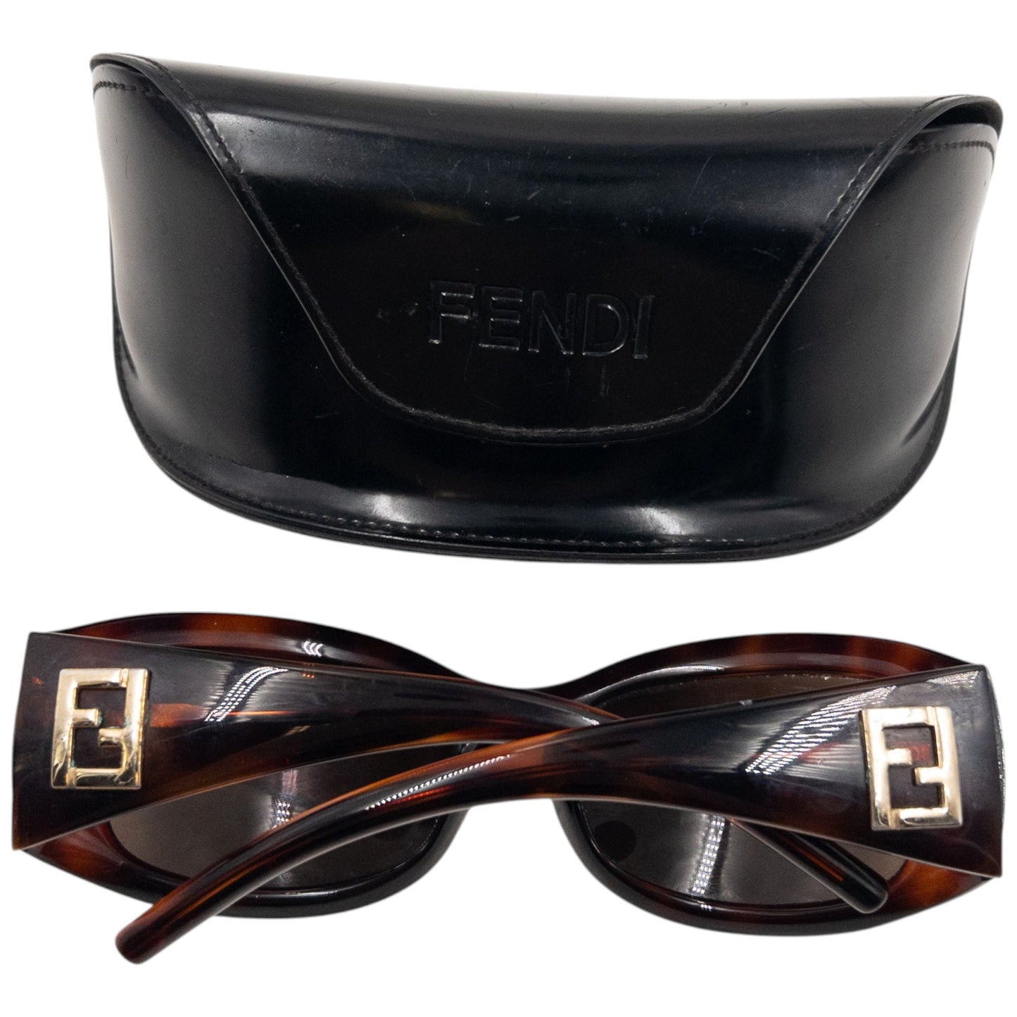 Vintage 2000s Fendi Tortoise Shell Sunglasses | O/S, Brown