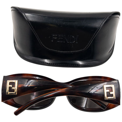 Vintage 2000s Fendi Tortoise Shell Sunglasses | O/S, Brown