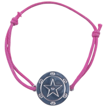 Vintage 2000s Dior Embossed Token Charm Bracelet | O/S, Pink