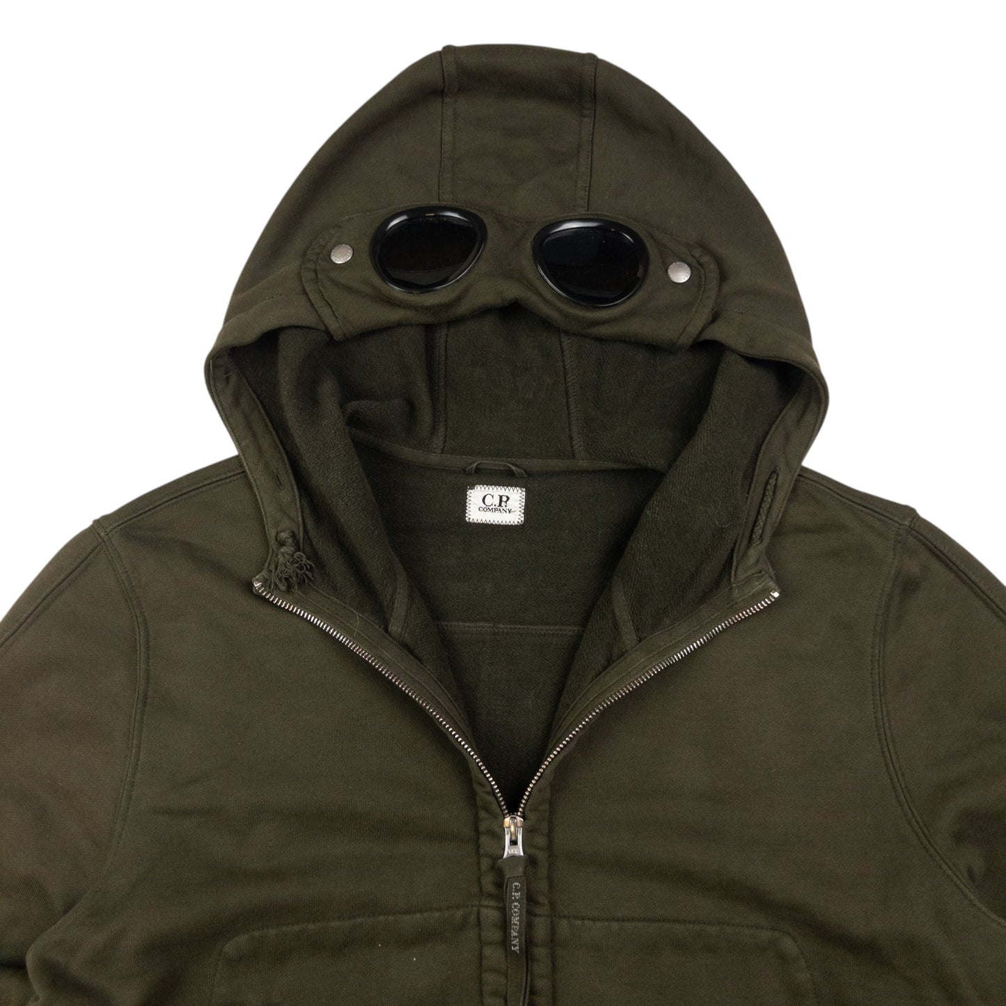 Vintage CP Company Goggle Hood Zip Up Hoodie Size M