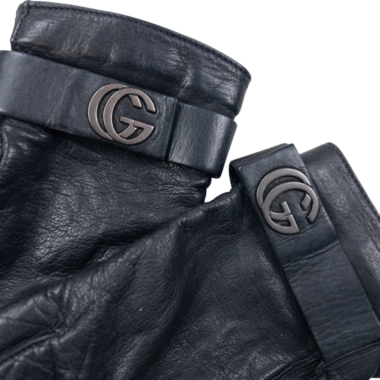 Vintage 2000s Gucci Leather Gloves