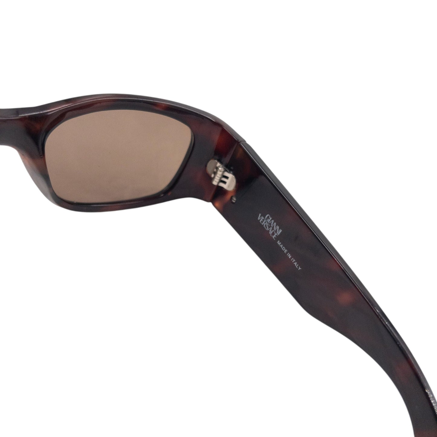 Vintage 90s Gianni Versace Tortoise Shell Sunglasses | O/S, Brown