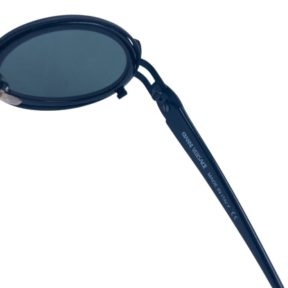 Vintage 90s Gianni Versace Medusa Sunglasses | O/S, Black