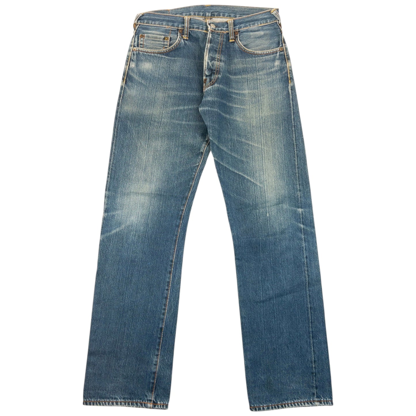 Vintage 2000s Evisu Double Dragon Gull Japanese Denim Jeans Size W31 | W31, Multicoloured