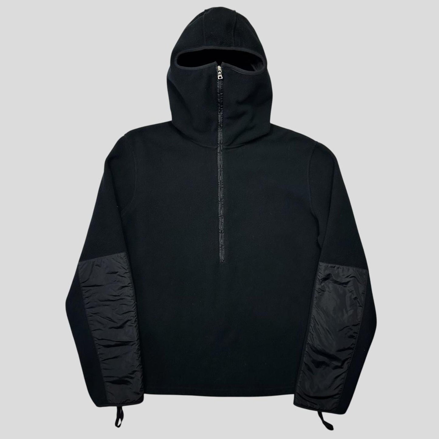Prada Sport AW00 Balaclava Ninja Fleece Jacket - L | Default Title, Black