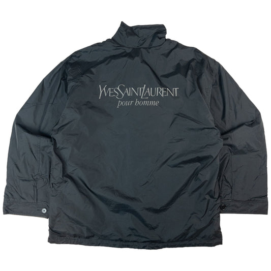 Vintage YSL Yves Saint Laurent Zip Up Jacket Size XL