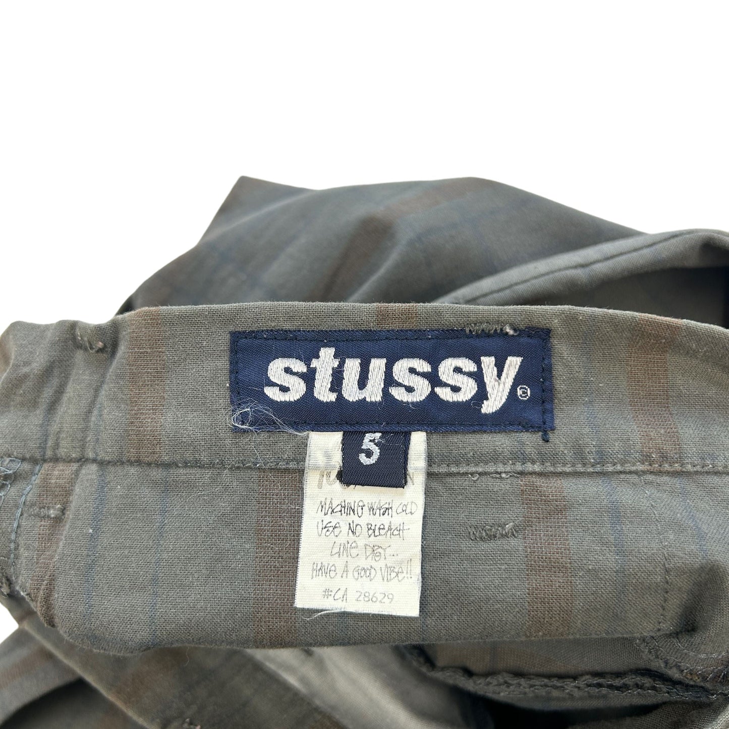 Vintage Stussy Check Trousers Women's Size W26