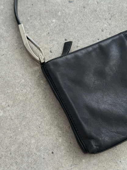 DKNY 2000s Leather Shoulder Bag