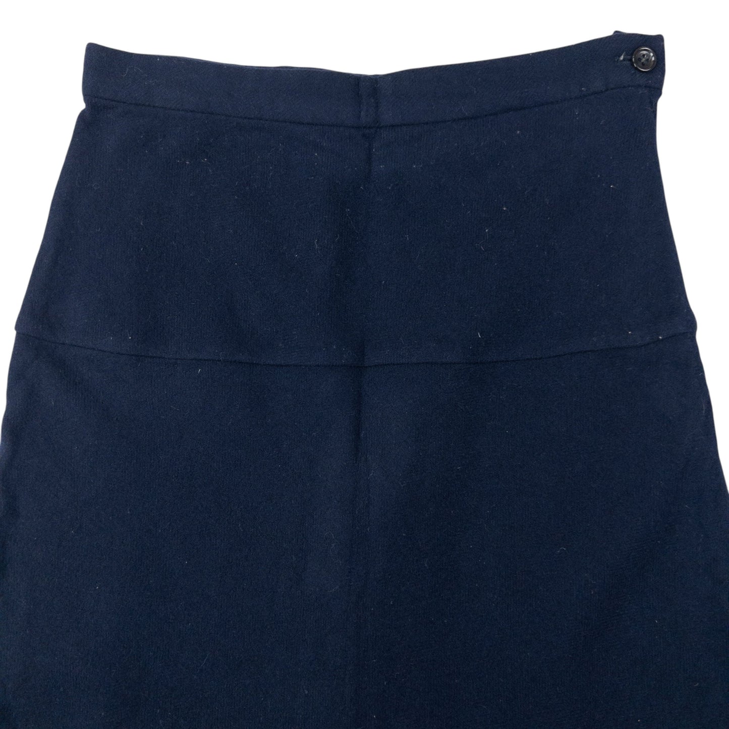 Vintage 2002 Comme Des Garçons Tricot Wool Flared Skirt Womens Size W25 | W25, Navy