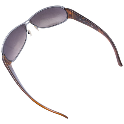 Vintage 2000s Prada Tortoise Shell Flower Sunglasses | O/S, Brown