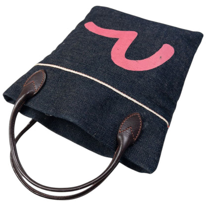 Vintage Evisu Gull Japanese Denim Handbag | O/S, Navy
