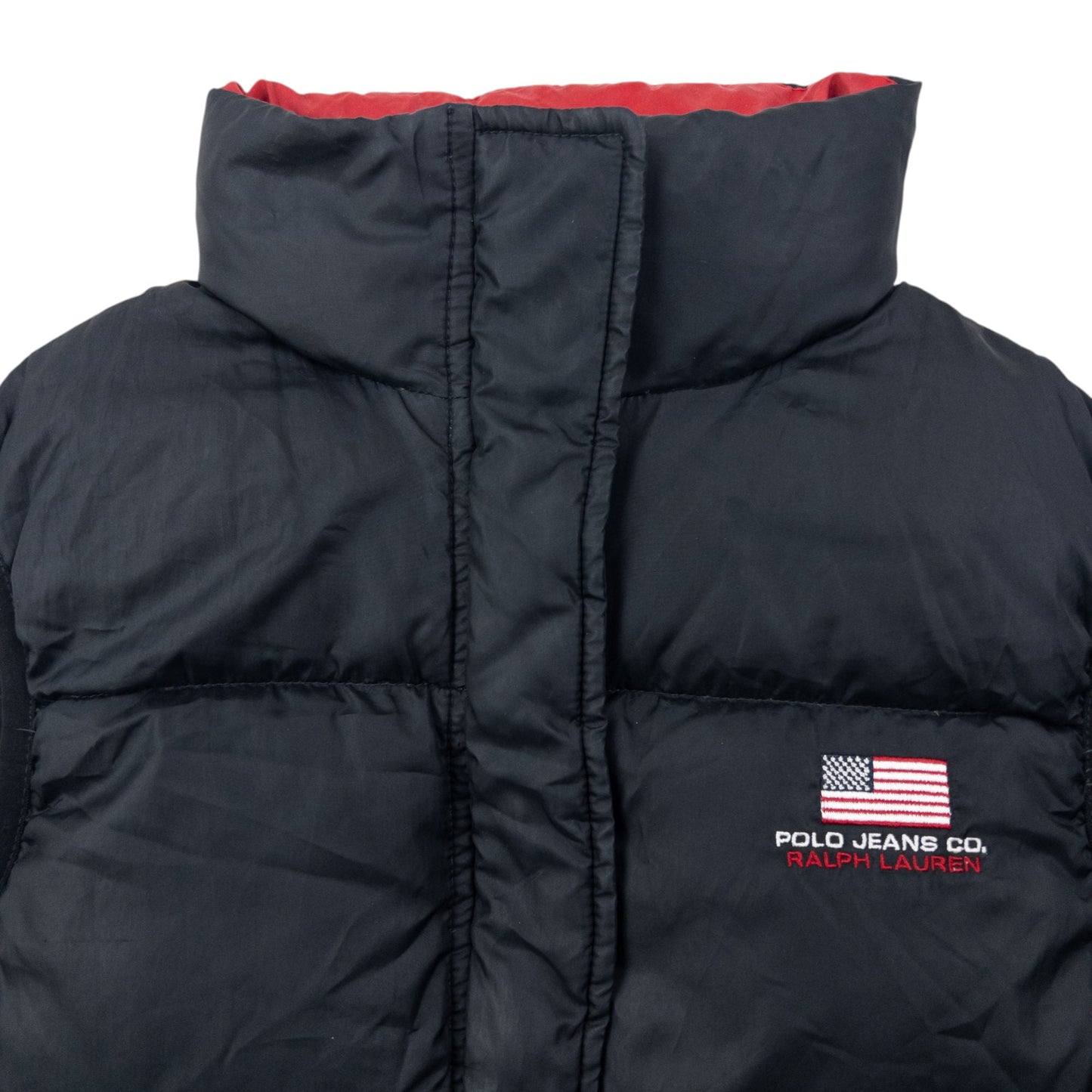 Vintage 2000s Ralph Lauren Polo Jeans Puffer Gilet Womens Size S