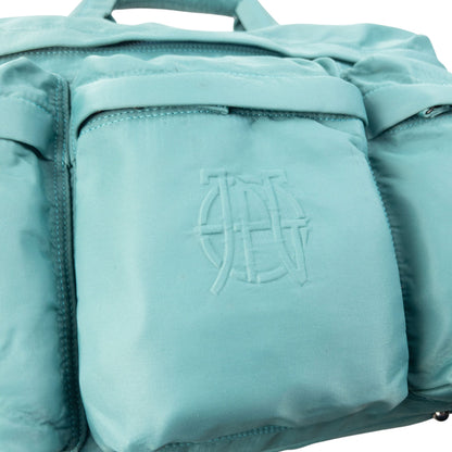 Vintage 90s Jean Paul Gaultier Cargo Luggage Bag | O/S, Blue