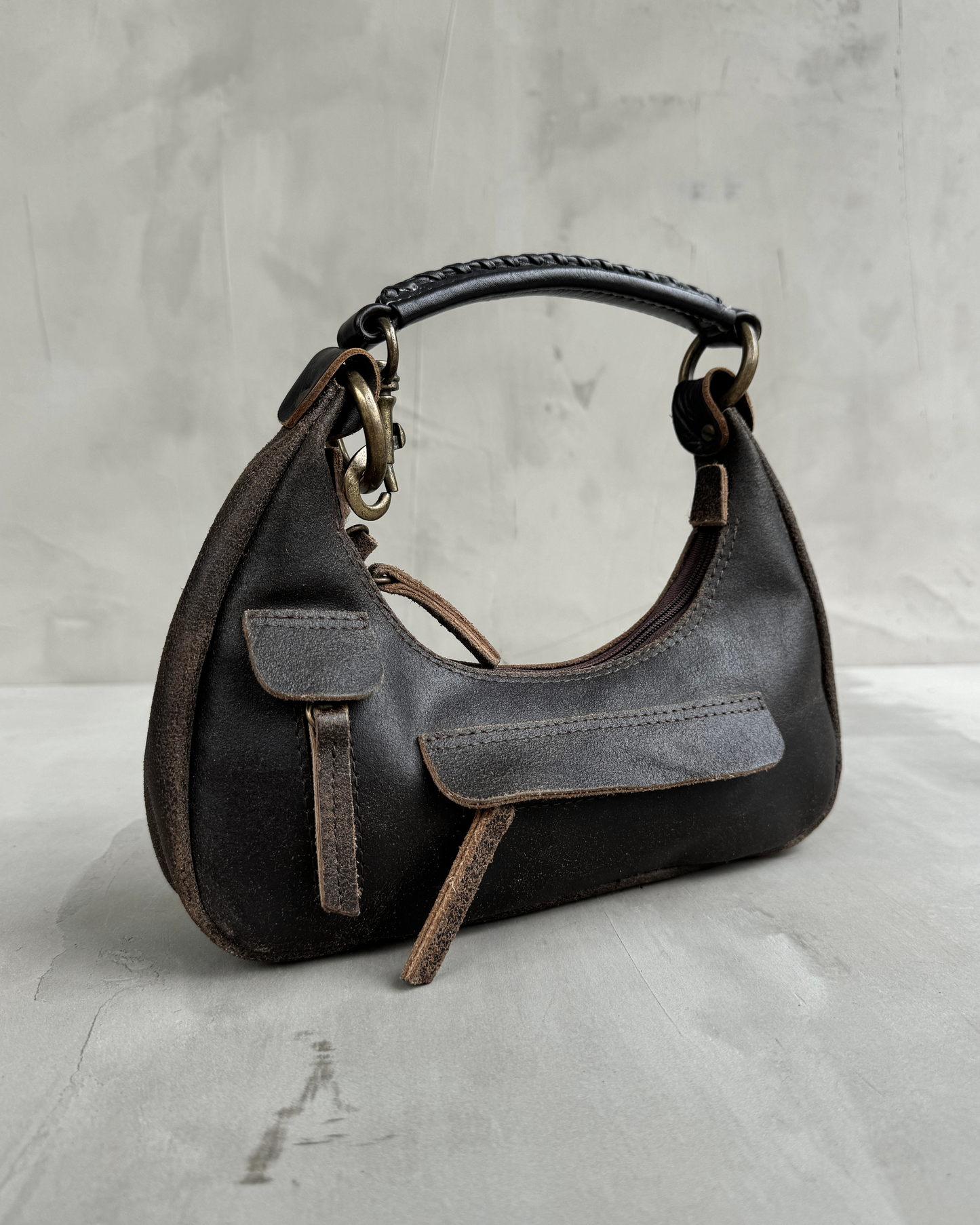 KTDO BROWN LEATHER SHOULDER BAG | O/S, Brown