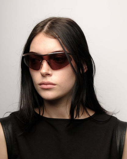 Emanuel Ungaro-Emanuel Ungaro shield vintage Sunglasses – The Dryads