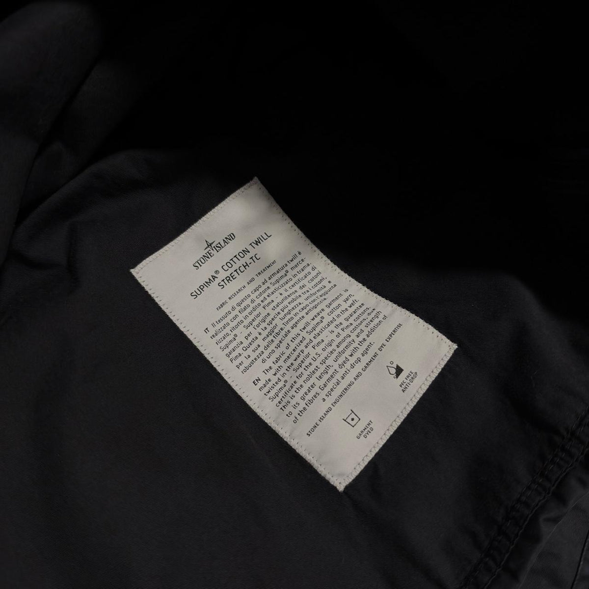 Stone Island Supima Pullover Smock | XXXL, Black
