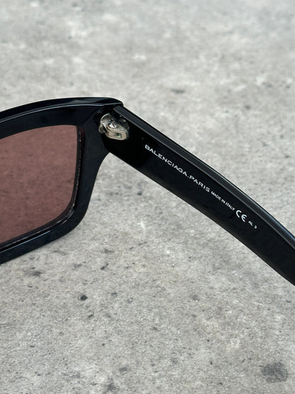Balenciaga Edition Oversized Rectangular Sunglasses
