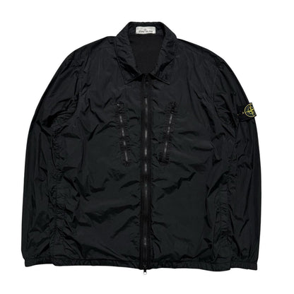 Stone Island Nylon Overshirt | XL, Black