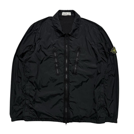 Stone Island Nylon Overshirt | XL, Black