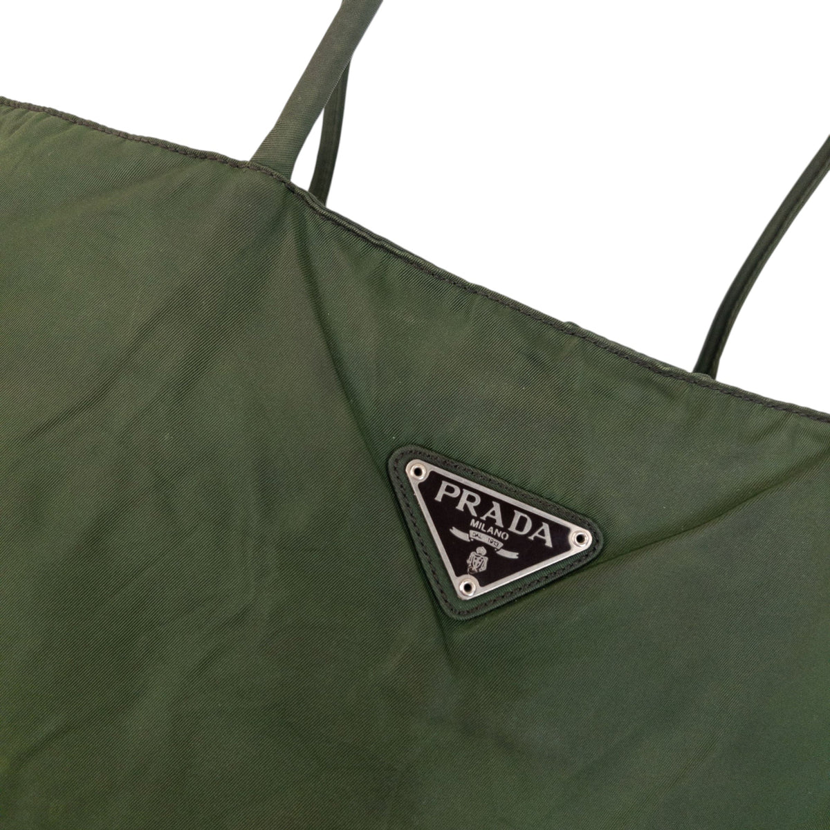 Vintage 2000s Prada Shoulder Bag | O/S, Green