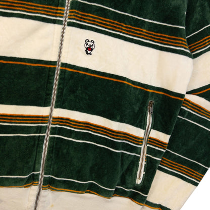 Vintage 90s Hysteric Glamour Striped Velour Jacket Womens Size S | Small, Multicoloured