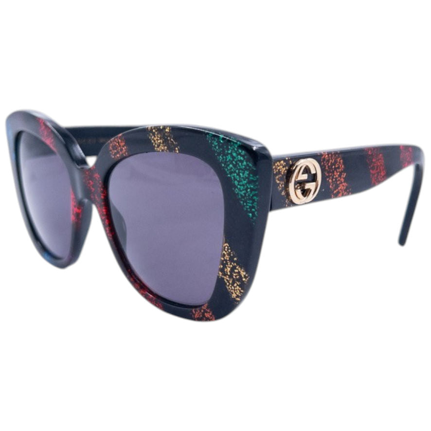 Vintage Gucci Glitter Stripe Sunglasses