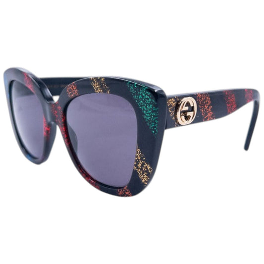 Vintage Gucci Glitter Stripe Sunglasses