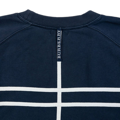 Vintage 2000s Burberry Sweatshirt Size L | Large, Navy
