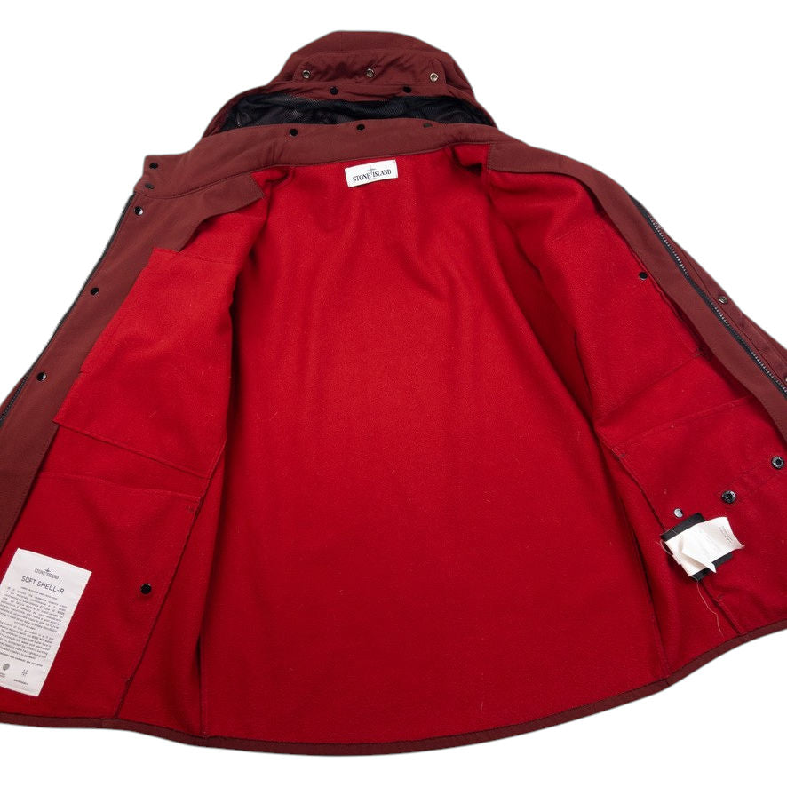 Vintage Stone Island Fleece Lined Soft Shell R Jacket Size M