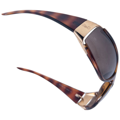 Vintage 2000s Dolce & Gabbana Tortoise Shell Sunglasses | O/S, Brown